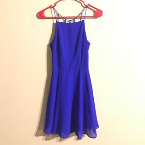 Electric blue dress